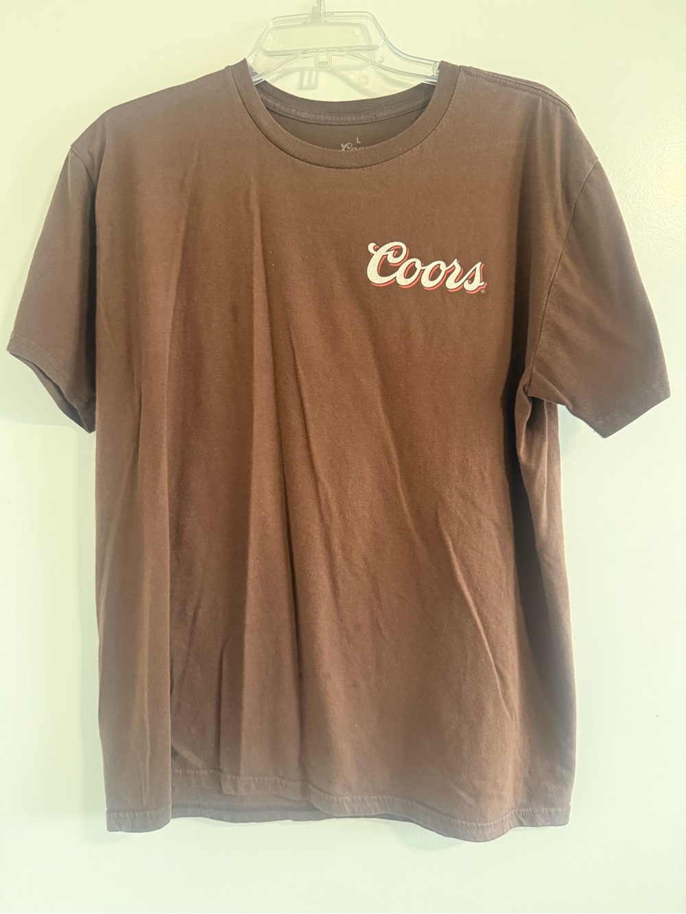 Men's Brown Logo T‑Shirt